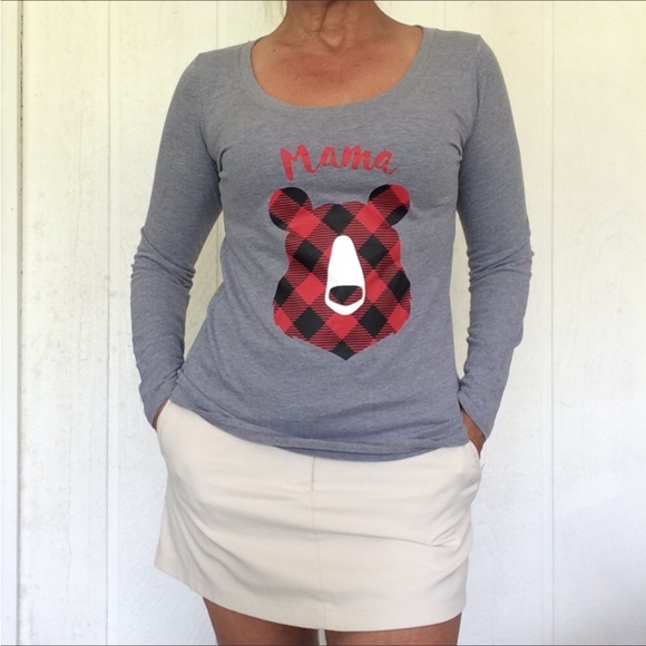 TARGET WONDERSHOP MAMA BEAR SLEEP SHIRT SMALL - Picture 1 of 8